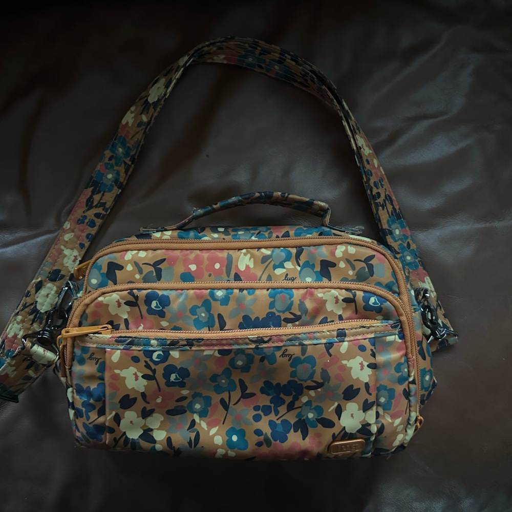 Lug Floral Crossbody Bag